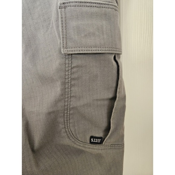 5.11 Tactical Series Gray Cargo Heavyweight Pants Inseam 30" (RN109614), Size 42 - Picture 5 of 15